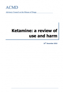 Ketamine has been in the news recently because the Advisory Council on the Misuse of Drugs have published a report entitled 'Ketamine: a review of use and harm'