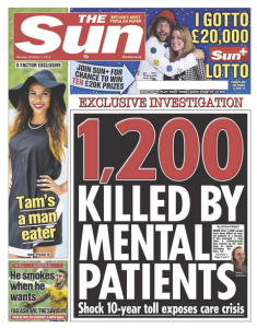 Stigmatising and inflammatory headlines still appear quite regularly in the British media